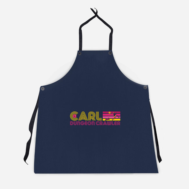 Dungeon Crawler Vintage-Unisex-Kitchen-Apron-DrMonekers