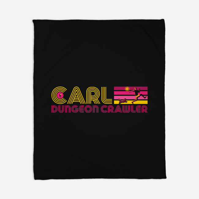 Dungeon Crawler Vintage-None-Fleece-Blanket-DrMonekers