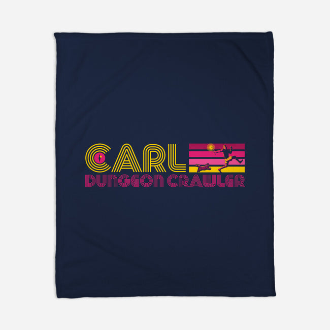 Dungeon Crawler Vintage-None-Fleece-Blanket-DrMonekers