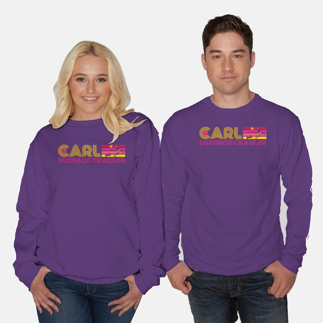 Dungeon Crawler Vintage-Unisex-Crew Neck-Sweatshirt-DrMonekers