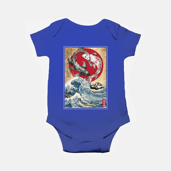 Koi Balance In Japan-Baby-Basic-Onesie-DrMonekers