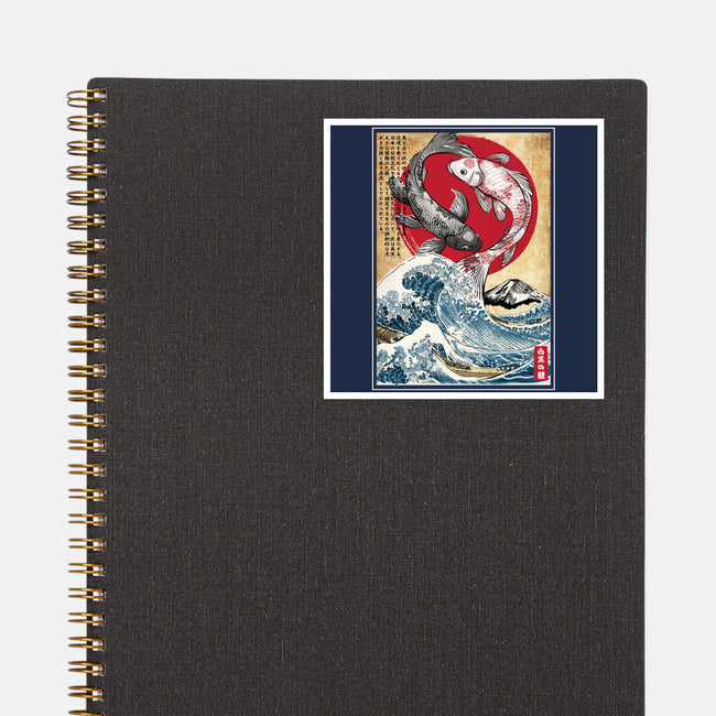 Koi Balance In Japan-None-Glossy-Sticker-DrMonekers