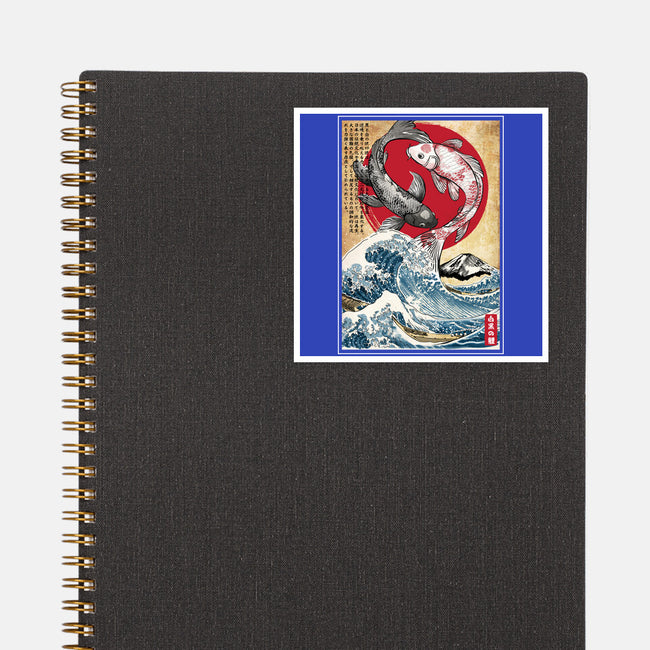 Koi Balance In Japan-None-Glossy-Sticker-DrMonekers