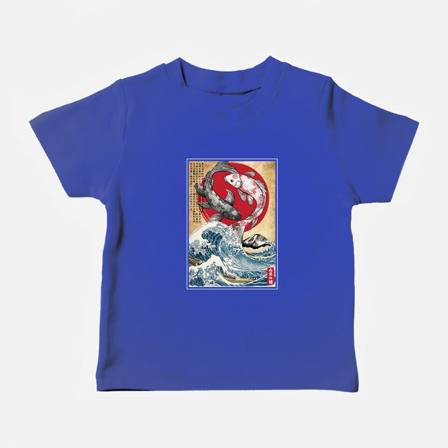 Koi Balance In Japan-Baby-Basic-Tee-DrMonekers