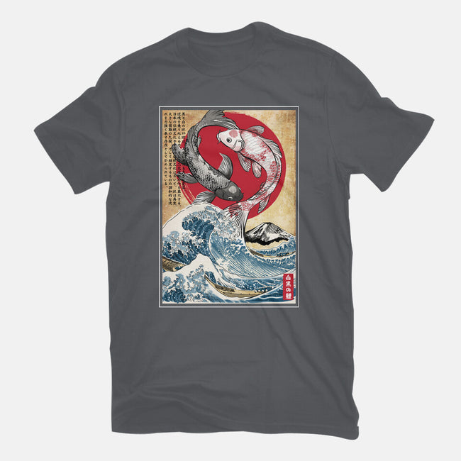 Koi Balance In Japan-Mens-Basic-Tee-DrMonekers