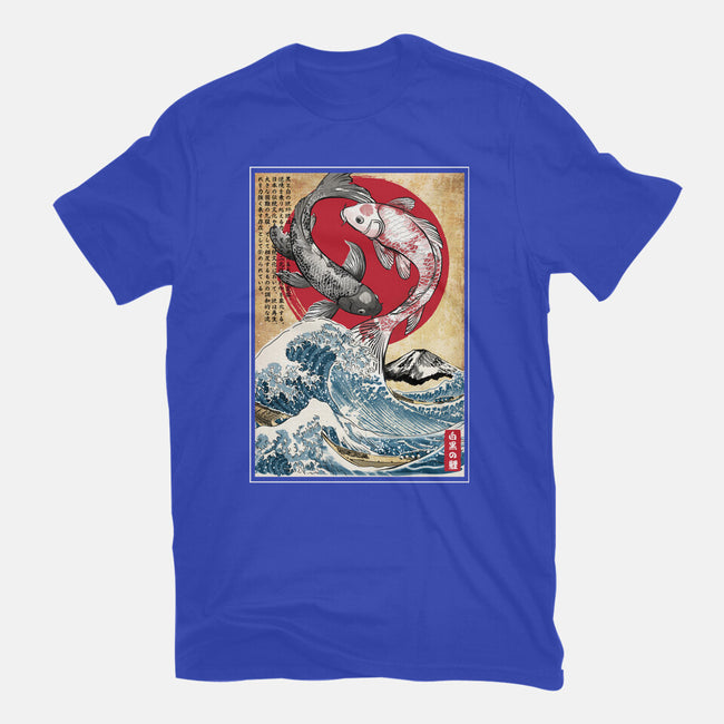 Koi Balance In Japan-Womens-Basic-Tee-DrMonekers