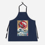 Koi Balance In Japan-Unisex-Kitchen-Apron-DrMonekers