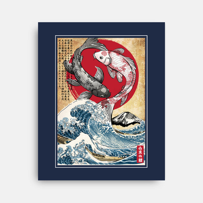 Koi Balance In Japan-None-Stretched-Canvas-DrMonekers