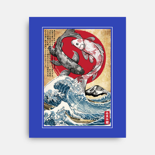 Koi Balance In Japan-None-Stretched-Canvas-DrMonekers