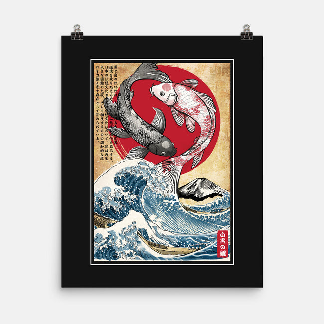 Koi Balance In Japan-None-Matte-Poster-DrMonekers