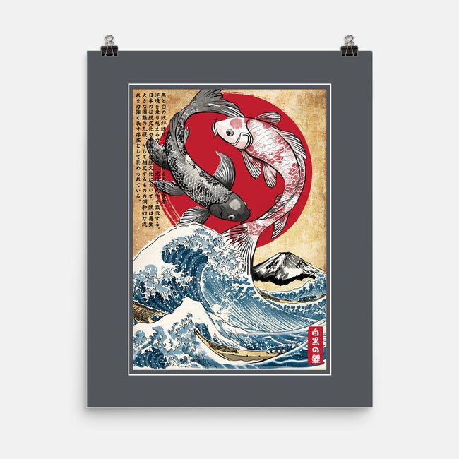 Koi Balance In Japan-None-Matte-Poster-DrMonekers