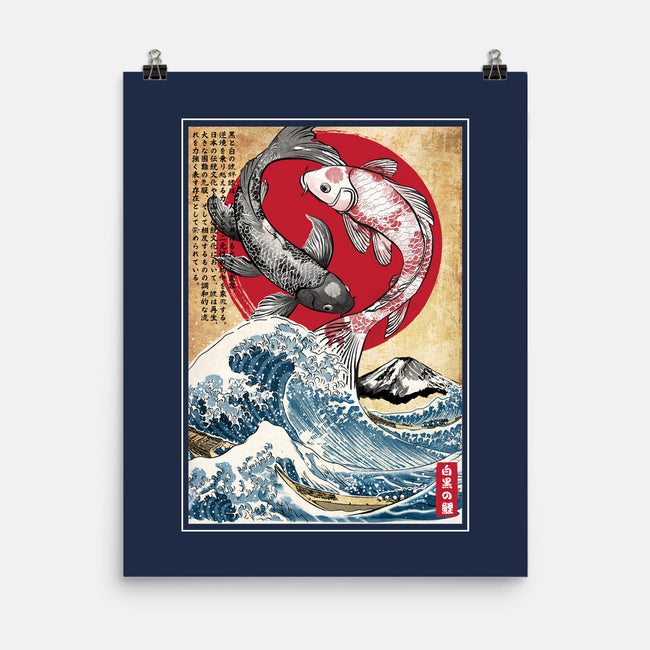 Koi Balance In Japan-None-Matte-Poster-DrMonekers