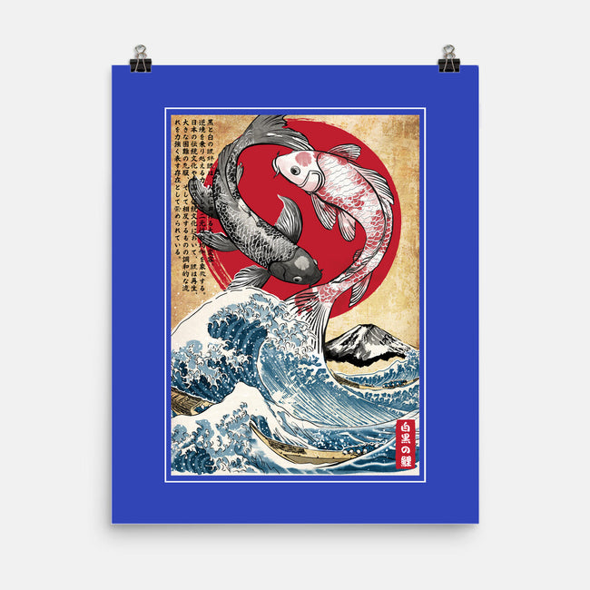 Koi Balance In Japan-None-Matte-Poster-DrMonekers