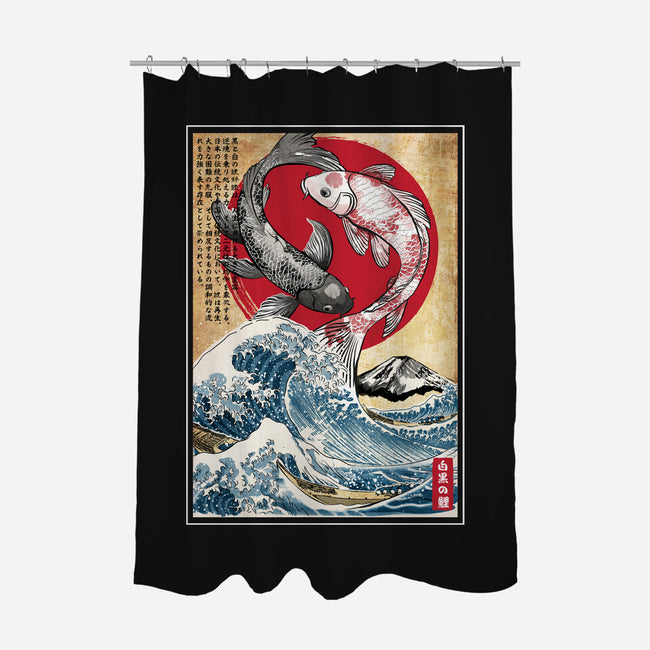 Koi Balance In Japan-None-Polyester-Shower Curtain-DrMonekers