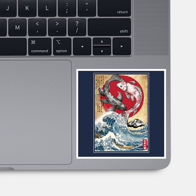 Koi Balance In Japan-None-Glossy-Sticker-DrMonekers