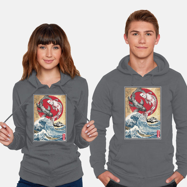 Koi Balance In Japan-Unisex-Pullover-Sweatshirt-DrMonekers