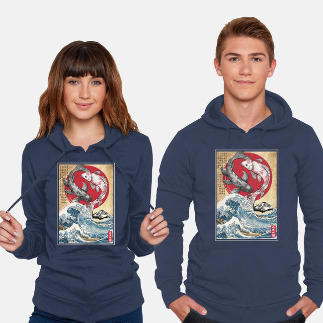 Koi Balance In Japan-Unisex-Pullover-Sweatshirt-DrMonekers
