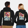 Koi Balance In Japan-Unisex-Zip-Up-Sweatshirt-DrMonekers