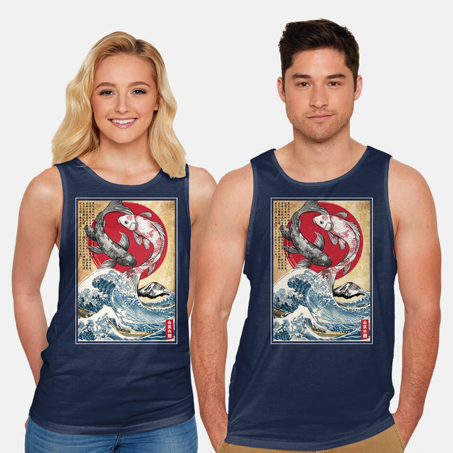 Koi Balance In Japan-Unisex-Basic-Tank-DrMonekers