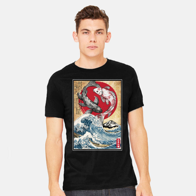 Koi Balance In Japan-Mens-Heavyweight-Tee-DrMonekers