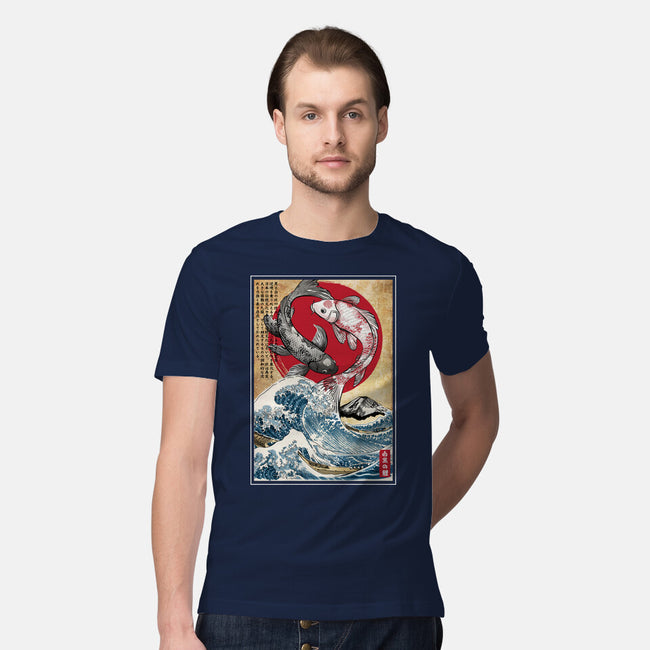 Koi Balance In Japan-Mens-Premium-Tee-DrMonekers