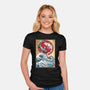 Koi Balance In Japan-Womens-Fitted-Tee-DrMonekers