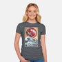 Koi Balance In Japan-Womens-Fitted-Tee-DrMonekers