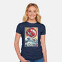 Koi Balance In Japan-Womens-Fitted-Tee-DrMonekers