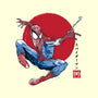 The Spider Sumi-e-None-Stretched-Canvas-DrMonekers