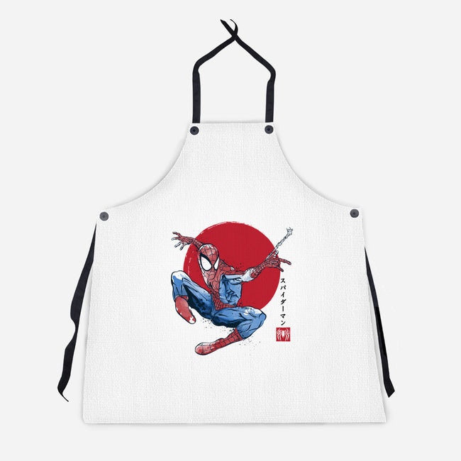 The Spider Sumi-e-Unisex-Kitchen-Apron-DrMonekers