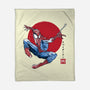 The Spider Sumi-e-None-Fleece-Blanket-DrMonekers