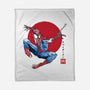 The Spider Sumi-e-None-Fleece-Blanket-DrMonekers