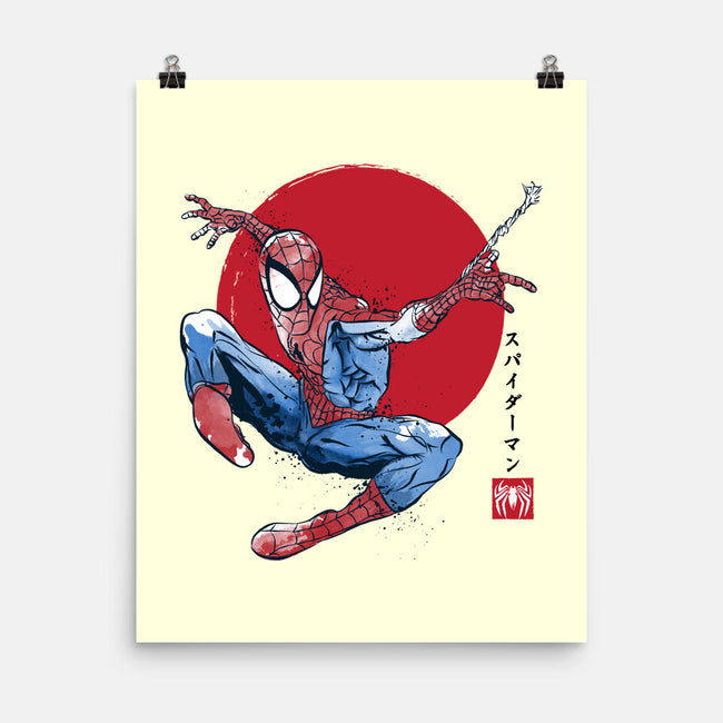 The Spider Sumi-e-None-Matte-Poster-DrMonekers