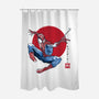 The Spider Sumi-e-None-Polyester-Shower Curtain-DrMonekers