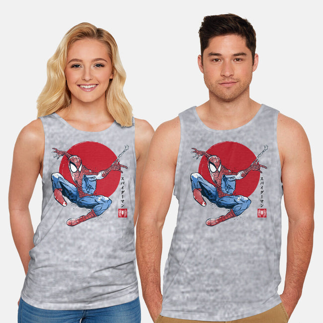 The Spider Sumi-e-Unisex-Basic-Tank-DrMonekers