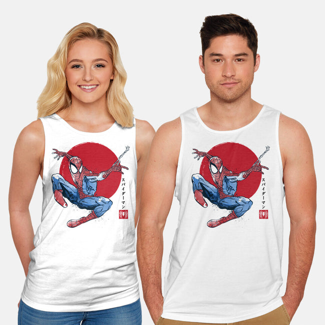 The Spider Sumi-e-Unisex-Basic-Tank-DrMonekers