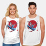 The Spider Sumi-e-Unisex-Basic-Tank-DrMonekers