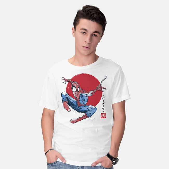 The Spider Sumi-e-Mens-Basic-Tee-DrMonekers