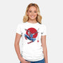 The Spider Sumi-e-Womens-Fitted-Tee-DrMonekers