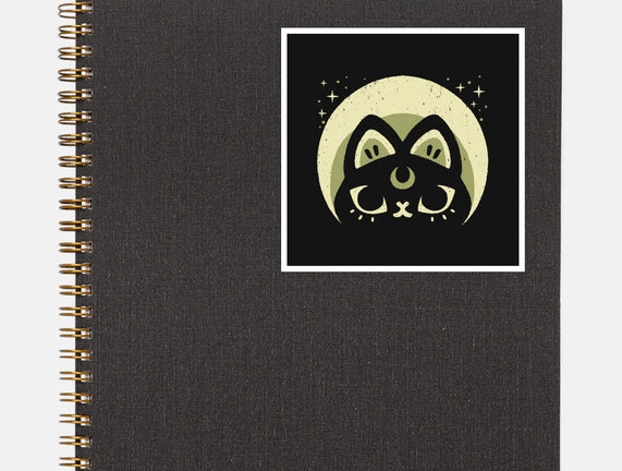 Half Moon Witchy Cat
