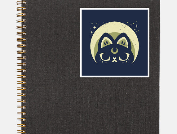 Half Moon Witchy Cat