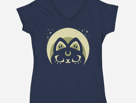 Half Moon Witchy Cat