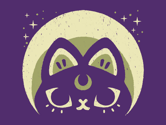 Half Moon Witchy Cat