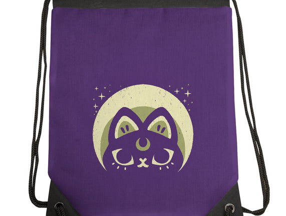Half Moon Witchy Cat