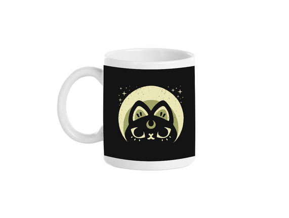 Half Moon Witchy Cat