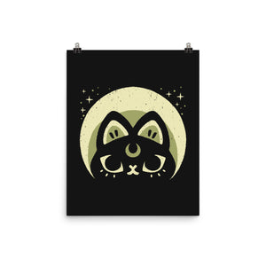 Half Moon Witchy Cat