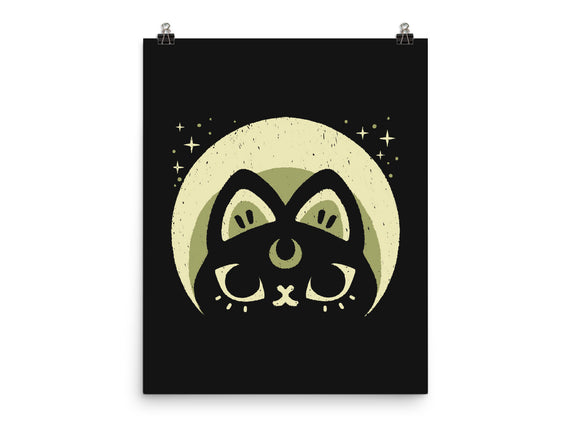 Half Moon Witchy Cat