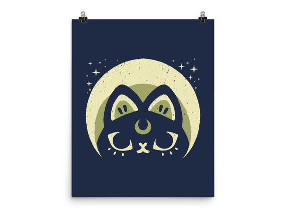 Half Moon Witchy Cat