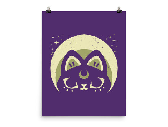 Half Moon Witchy Cat