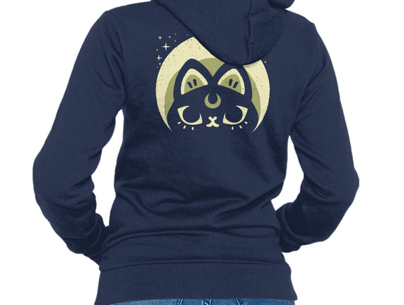 Half Moon Witchy Cat
